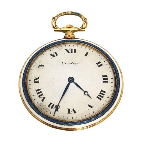 cartier pocket watch 1905 enamelled price|quartz cartier watch.